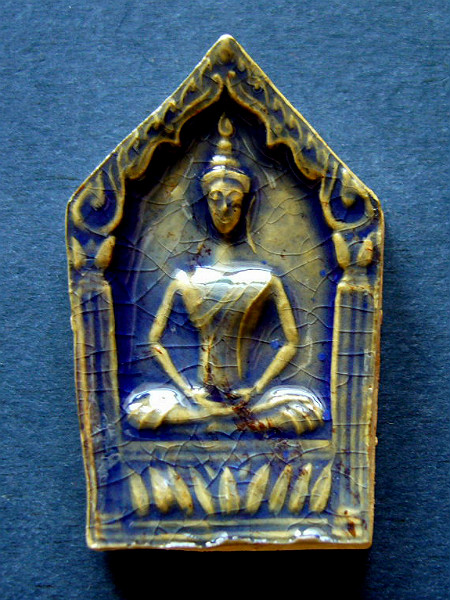 T8 พระขุนแผนกระเบื้องเคลือบ รุ่นเสาร์ 5 พระอาจารย์ประสูติ วัดในเตา จ.ตรัง # 2