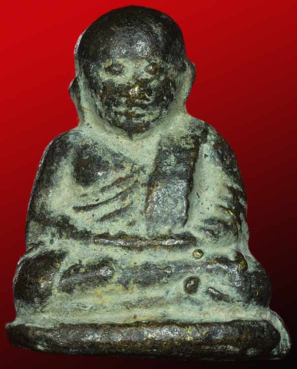 รูปหล่อ หลวงพ่อเงิน วัดบางคลาน รุ่นปืนแตก เนื้อพระบูชาเก่า วัดคงคาราม อ.โพทะเล จ.พิจิตร 