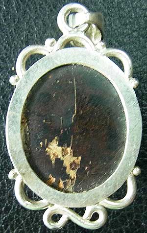 *จี้หินธรรมชาติ เลี่ยมเงินแท้*