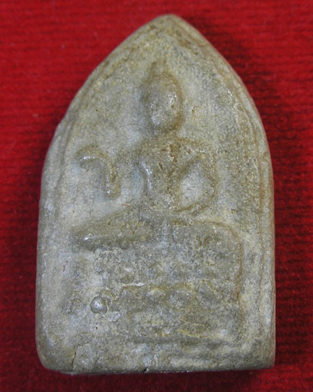 พระเนื้อผงน้ำมัน กรุวัดชนะสงคราม กรุงเทพมหานคร พ.ศ.๒๔๙๑ พิมพ์ ปางพุทธกวัก..สวย