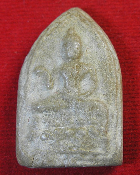 พระเนื้อผงน้ำมัน กรุวัดชนะสงคราม กรุงเทพมหานคร พ.ศ.๒๔๙๑ พิมพ์ ปางพุทธกวัก..สวย