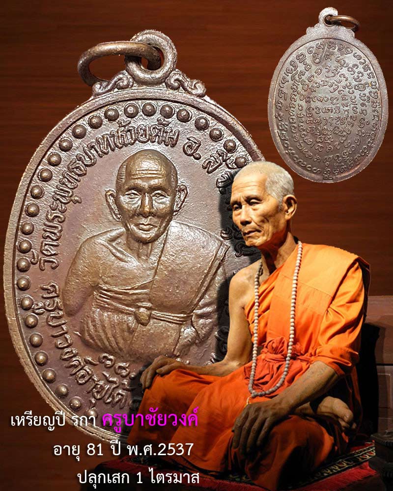 เหรียญปีระกา หลวงปู่ครูบาชัยวงศ์ 3