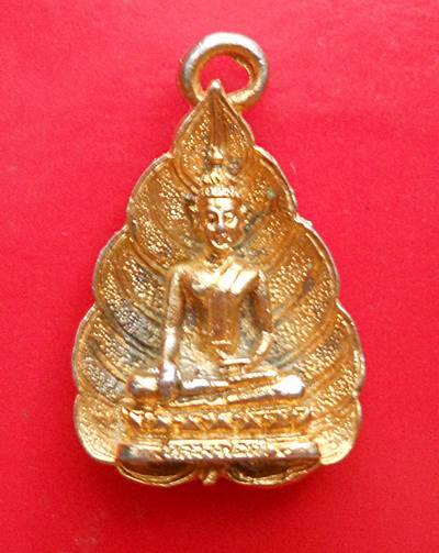 รูปเหมือนพิมพ์ใบโพธิ์ หลวงพ่อดำ วัดโพธิ์  อยุธยา 