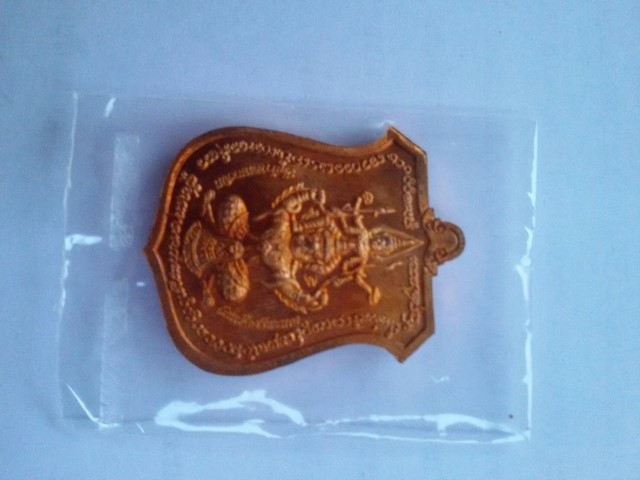 เหรียญพระนารายณ์ทรงครุฑ หลวงปู่แสน วัดบ้านหนองจิก