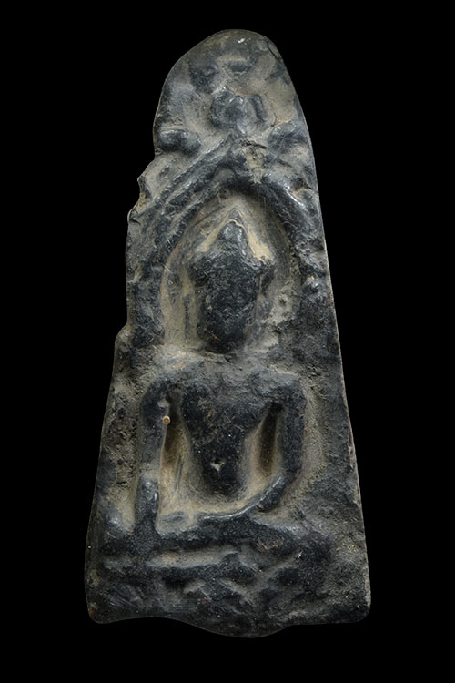 พระยอดขุนพล ตัดเดี่ยว เนื้อดิน จ.ลพบุรี (ตัดมาจากพระตรีกาย ลพบุรี)