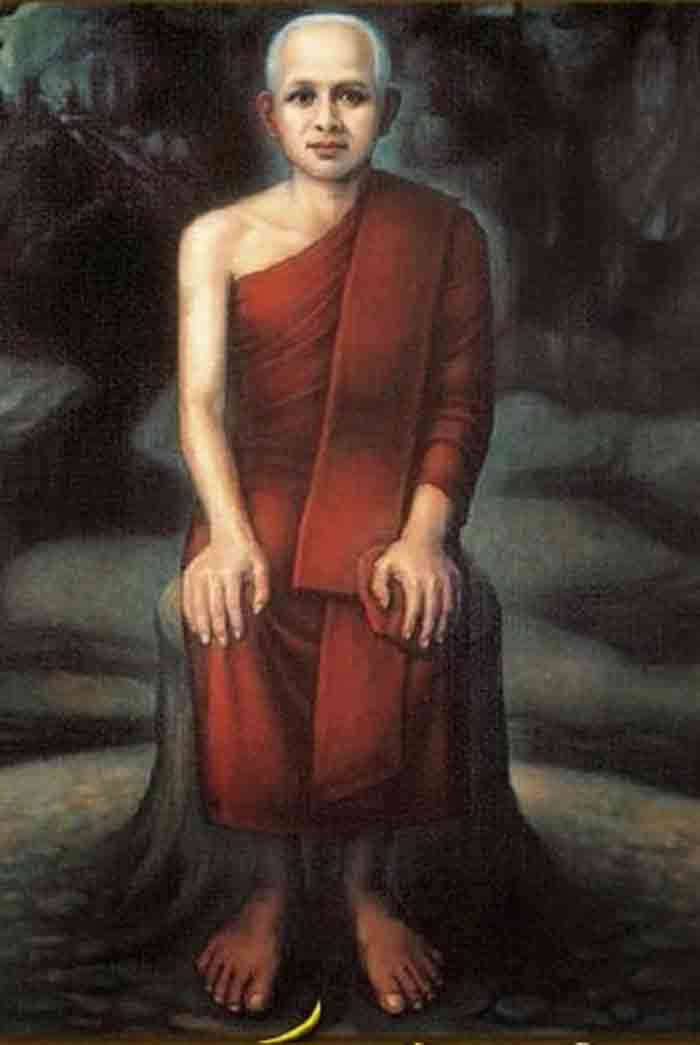 หลวงปู่เทพโลกอุดร เนื้อโลหะผสม ขนาด 5 นิ้วฐานกว้าง 3 x 6 นิ้ว สุง 8.5 นิ้ว ผิวหิ้งเดิม