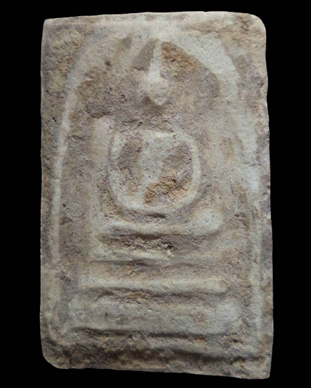 หลวงปู่ลำภู พิมพ์เส้นด้าย(ยุคต้น) วัดใหม่อมตรส(มีบัตรรับรอง) 3