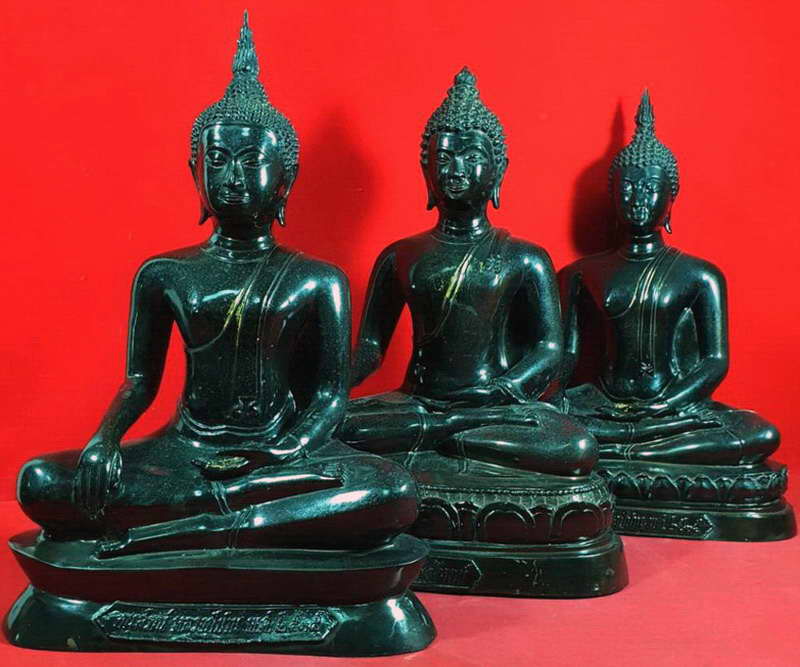 พระบูชาอู่แสนสุข(3 องค์) รุ่นอนุสรณ์หลวงพ่อปาน วัดคลองด่าน ปี 2535