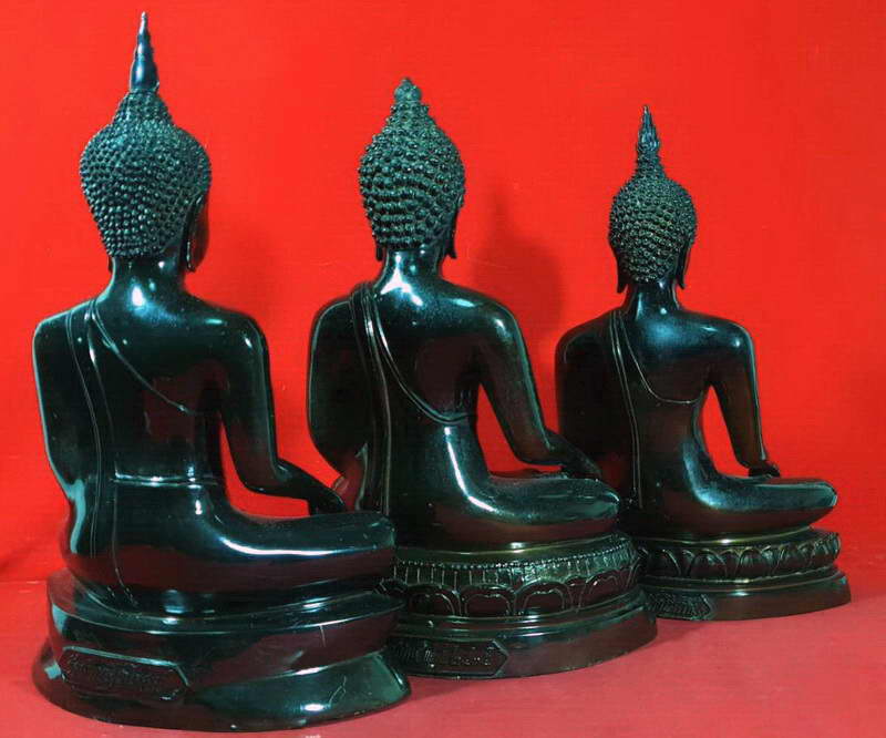 พระบูชาอู่แสนสุข(3 องค์) รุ่นอนุสรณ์หลวงพ่อปาน วัดคลองด่าน ปี 2535