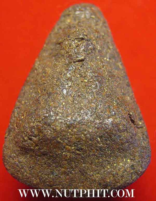 พระปิดตายุคแรก พิมพ์หยดน้ำ เนื้อเกสรผสมชานหมาก ลพ.คำพัน ปี 16 หายากมาก*86