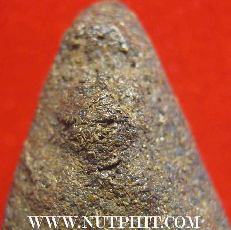 พระปิดตายุคแรก พิมพ์หยดน้ำ เนื้อเกสรผสมชานหมาก ลพ.คำพัน ปี 16 หายากมาก*86