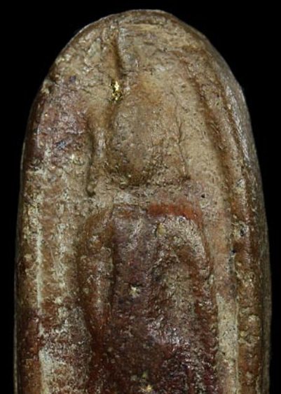 พระลีลา พิมพ์เล็ก เนื้อดิน กรุวัดม่วง จ.สุพรรณบุรี มาพร้อมบัตรรับรอง