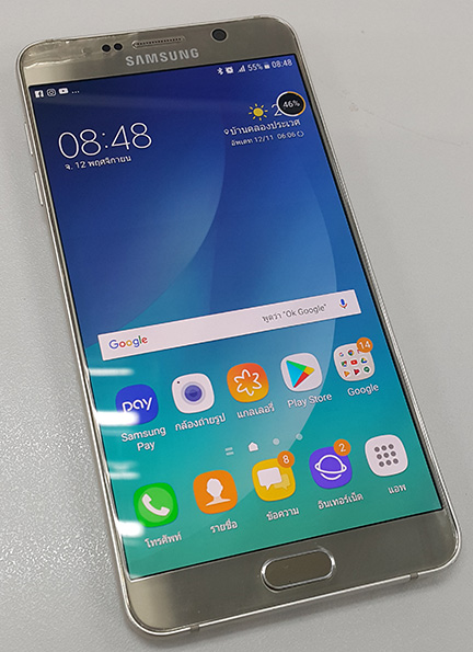 เคาะเดียว! ถูกๆ Samsung NOTE5 สีทอง 32GB เครื่องศูนย์ พร้อมเคส3มิติงามๆ
