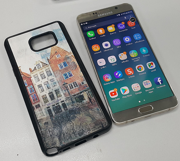 เคาะเดียว! ถูกๆ Samsung NOTE5 สีทอง 32GB เครื่องศูนย์ พร้อมเคส3มิติงามๆ