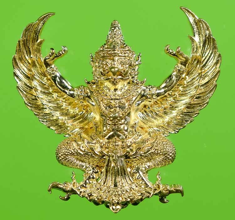 **พญาครุฑ รุ่นแรก หลวงปู่สอ ขันติโก วัดโพธิ์ศรี รวมมหาเศรษฐี เนื่้อทองนพคุณ เคาะเดียวแดง**