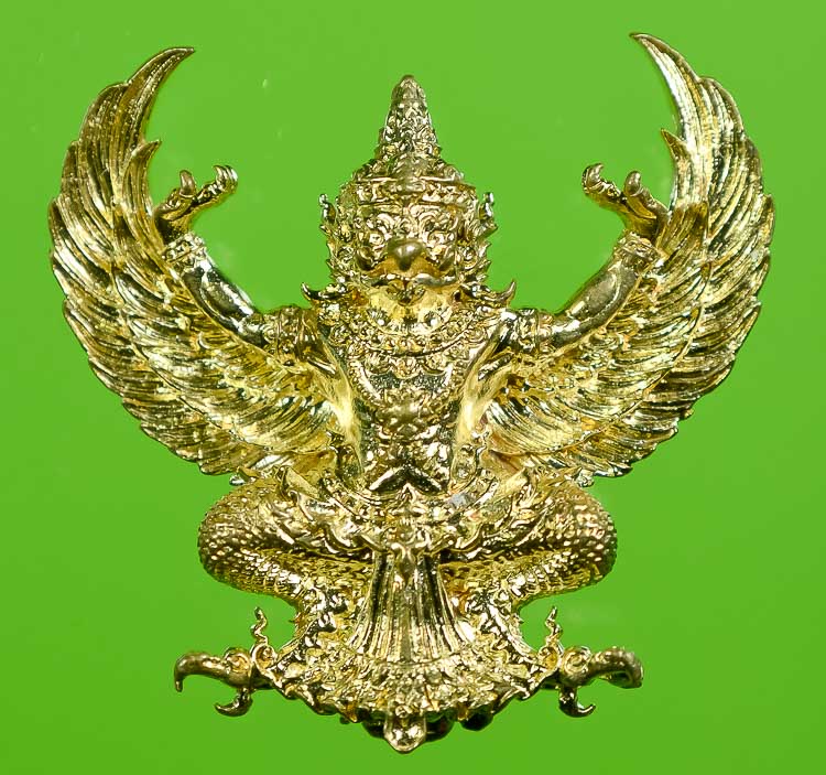 **พญาครุฑ รุ่นแรก หลวงปู่สอ ขันติโก วัดโพธิ์ศรี รวมมหาเศรษฐี เนื่้อทองนพคุณ เคาะเดียวแดง**