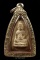 พระแม่ชีบุญเรือน พิมพ์เล็ก เนื้อผง เลี่ยมจับขอบเงิน