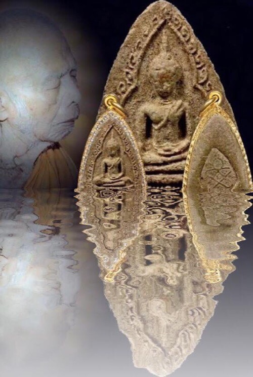 หลวงพ่อทันใจผสมผงพรายกุมาร หลังยันต์ห้า วัดบ่อวิน หลวงปู่ทิมวัดระหารไร่เสกนาน 9 เดือน 20 วัน