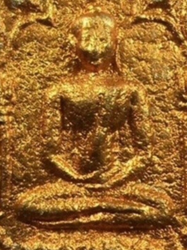 ขุนแผนพรายกุมารระฆังทองตะกรุดเงินบล๊อคแรกแก่ผงพรายเนื้อยับย่น