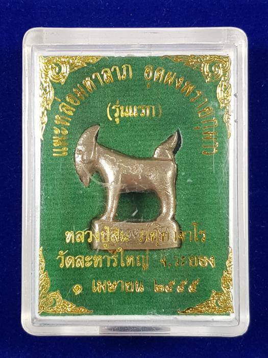 แพะรุ่นแรก หลวงพ่อสิน วัดระหารใหญ๋ เนื้ออัลปาก้า อุตผงพรายกุมาร ร าคาเคาะเดียว