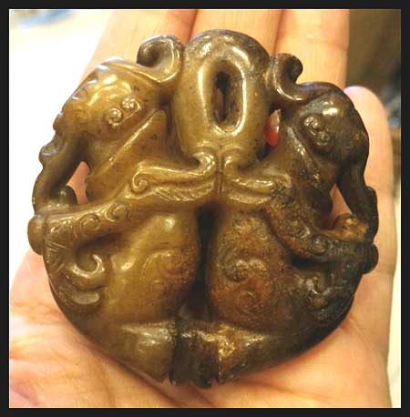 *จี้หินแกะสัญลักษณ์มงคล*