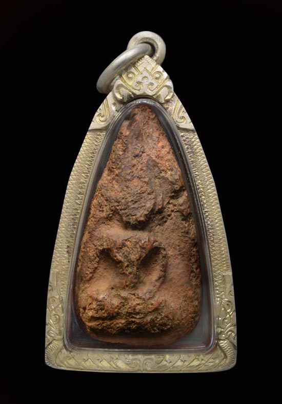 พระขุนแผนกรุบ้านกร่าง พลายคู่ตัดเดียว หน้ามงคลพิมพ์เล็ก