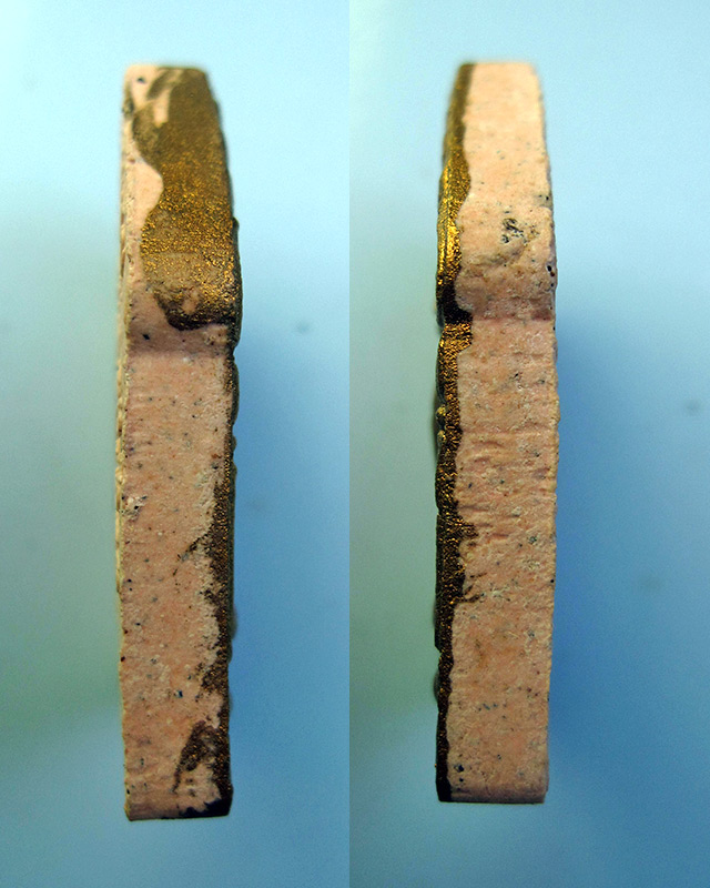 ขุนแผนผ้าป่า พ.ศ.2546 เนื้อชมพู ตะกรุดเงินคู่ ทาทอง หลวงพ่อสาคร มนุญโญ วัดหนองกรับ จ.ระยอง องค์ที่ 2