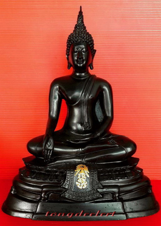 พระบูชากฐินต้น ภปร. วัดเทวสังฆาราม(วัดเหนือ) จ.กาญจนบุรี ปี 2506(ย้อนยุค) หน้าตัก 5 นิ้ว สวยมากค่ะ