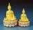 พระกริ่ง พระชัยวัฒน์ พระพุทธนฤบดินทราโชวาท  รุ่นปิดทองหลังพระ วัดสว่างอารมณ์ เนื้อชุบทอง