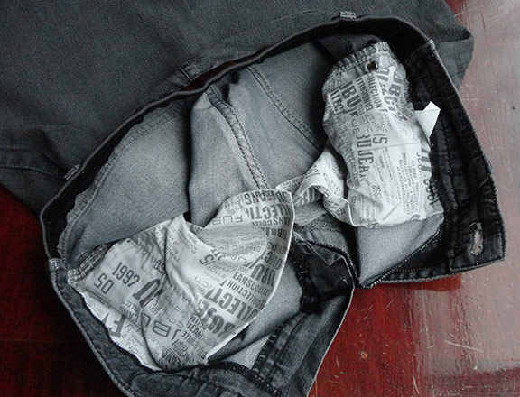 ยีนส์ขาสั้น FUBU ของแท้ครับ ดีไซน์คล้ายขาสั้น TOMMY HILFIGER เลย