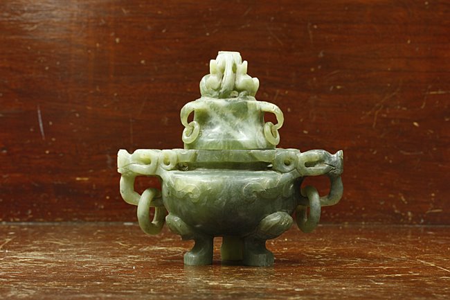 กระถางมังกรหยก ของเก่าเมืองจีน