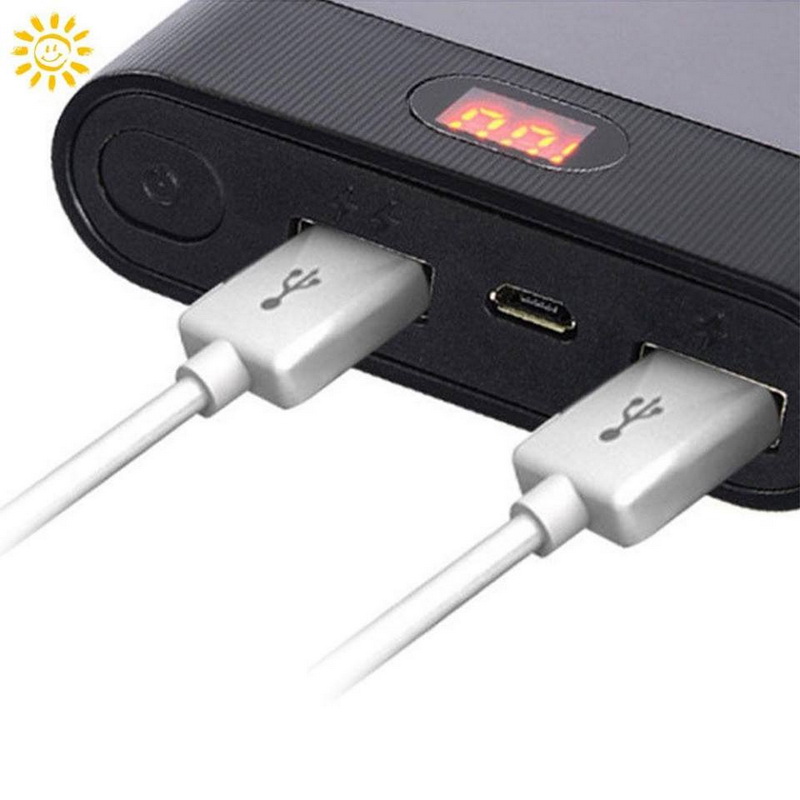 กล่อง Power Bank  ใช้ถ่านชาร์จ 18650 4ก้อน