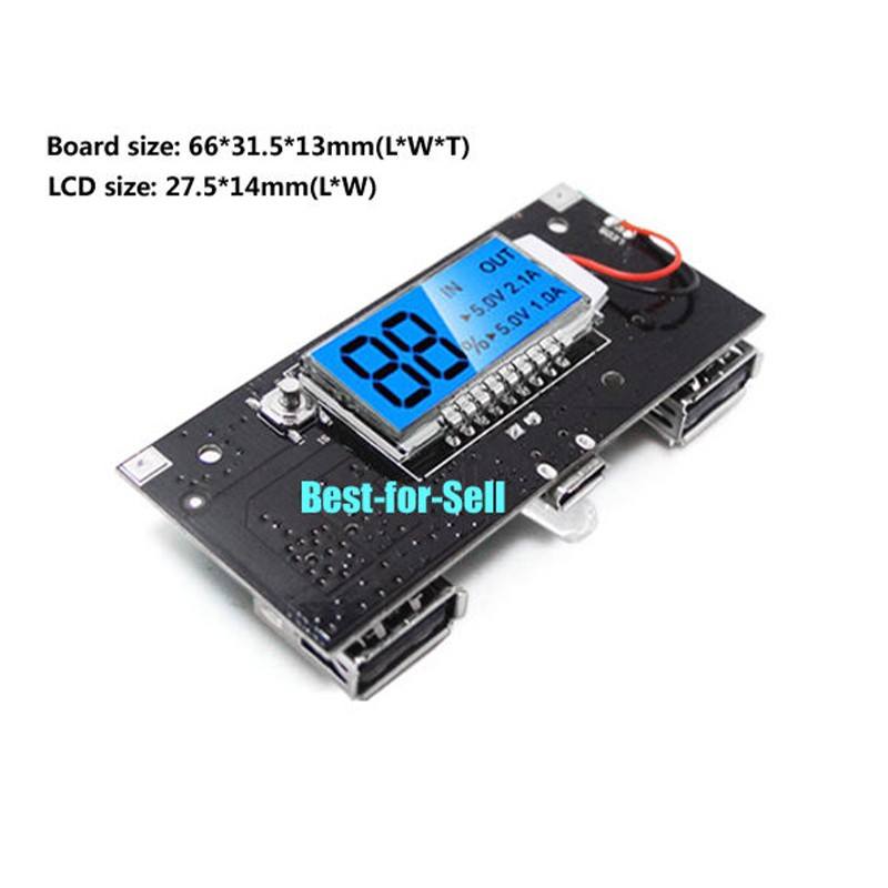 กล่อง Power Bank  ใช้ถ่านชาร์จ 18650 4ก้อน 