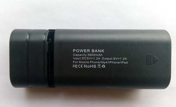 กล่อง Power Bank ใช้ถ่านขาร์จ 18650 2ก้อน(ไม่รวม)