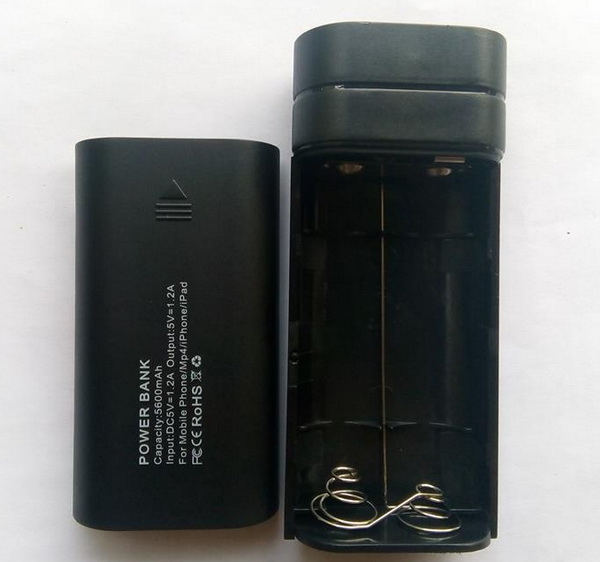 กล่อง Power Bank ใช้ถ่านขาร์จ 18650 2ก้อน(ไม่รวม)