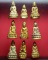 พระกริ่ง 9 ยอด 9 องค์ ครบชุด วัดสุทัศน์เทพวราราม พิธีมหาพุทธธาภิเษก วันเพ็ญกลางเดือน 12 เนื้อทองทิพย