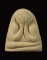 พระปิดตาหลังพระสังขจายย์หลวงปู่เฮี้ยง ปี2505 เนื้อผง วัดป่าฯ จ.ชลบุรี สภาพพอสวย