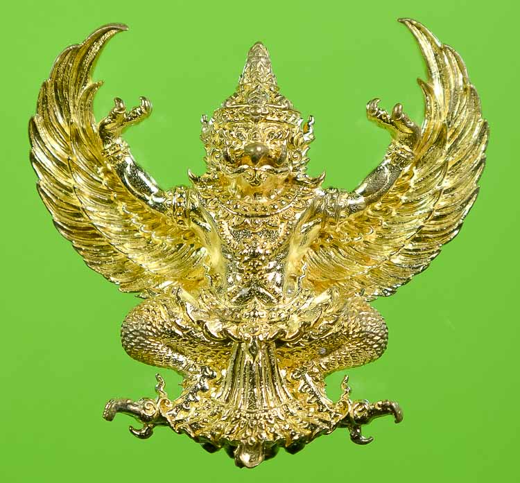**พญาครุฑ รุ่นแรก หลวงปู่สอ ขันติโก วัดโพธิ์ศรี รวมมหาเศรษฐี เนื่้อทองนพคุณ เคาะเดียวแดง** 