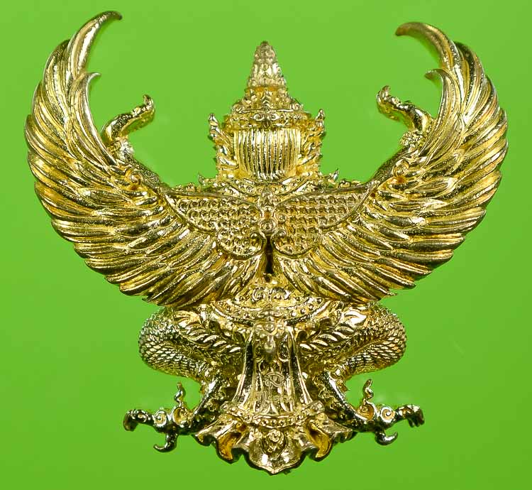 **พญาครุฑ รุ่นแรก หลวงปู่สอ ขันติโก วัดโพธิ์ศรี รวมมหาเศรษฐี เนื่้อทองนพคุณ เคาะเดียวแดง** 