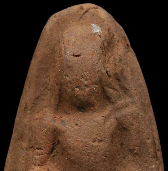 พระนาง เนื้อดิน กรุวัดคู้ยาง จ.กำแพงเพชร พิมพ์นี้ไม่ค่อยได้พบ