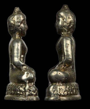 รูปหล่อหลวงพ่อโต อุดกริ่ง วัดโบสถ์ จ.ชลบุรี เนื้ออัลปาก้า ตอกโค๊ต