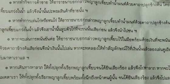 พญาลูกเจี๊ยบ (โชคลาภ โภคทรัพย์ เล่นพนัน เสี่ยงโชค) พระครูปืน วัดลาดชะโด ศิษย์ สาย วัดพระญาติ. หลวงพ่