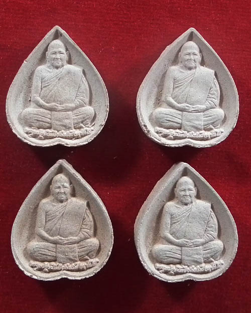 พระผงใบโพธ์ผสมเกศา ครบ 101 ปี หลวงปู่จันทร์ศรี จันททีโป วัดโพธิสมภรณ์ จ. อุดรธานี