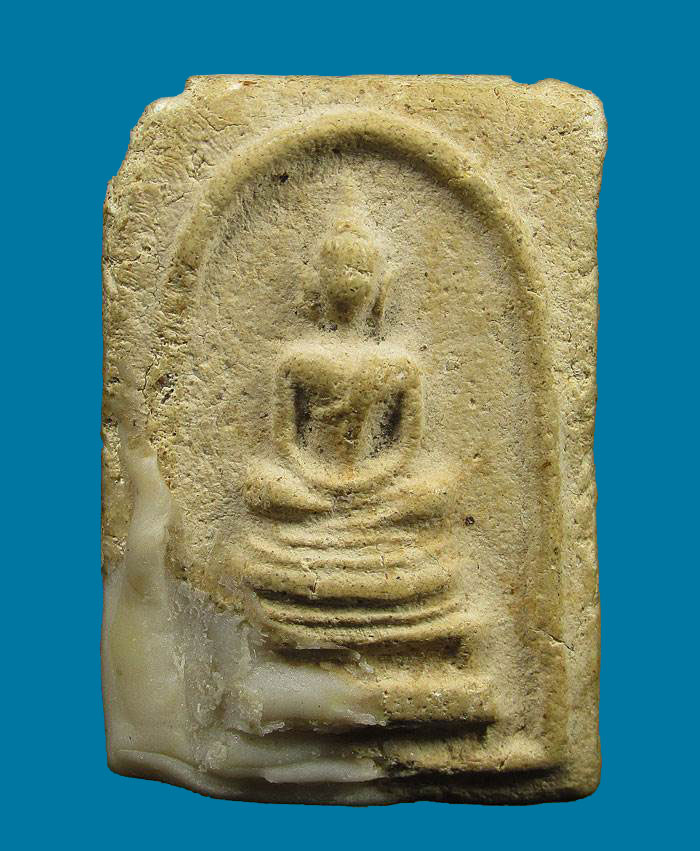  พระสมเด็จพิมพ์สังฆาฎิ หลวงปู่จันทร์ เขมิโย วัดศรีเทพประดิษฐาราม จ.นครพนม ปี2500