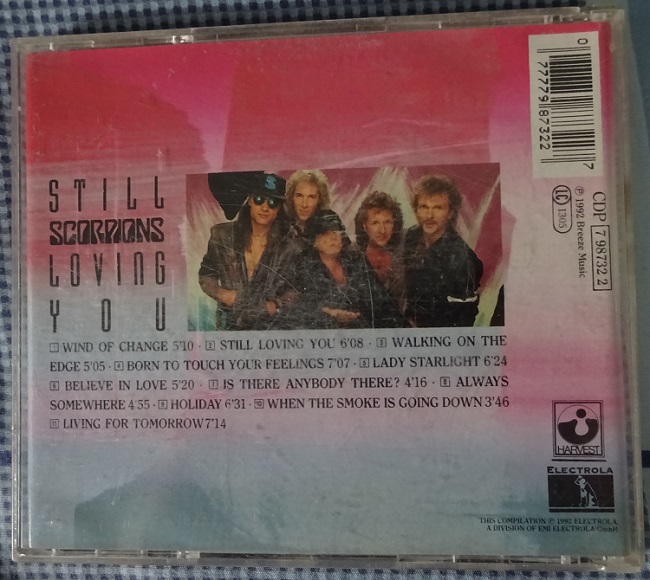 ซีดี วง SCORPONS ชุด STILL LOVING YOU