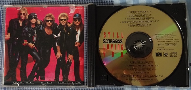 ซีดี วง SCORPONS ชุด STILL LOVING YOU