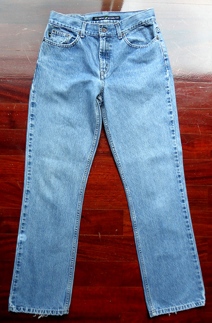 ยีนส์ DKNY ของแท้  ตัวนี้ made in MEXICO เอว29 น้ำเงิน 100% cotton
