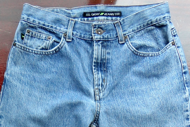 ยีนส์ DKNY ของแท้  ตัวนี้ made in MEXICO เอว29 น้ำเงิน 100% cotton