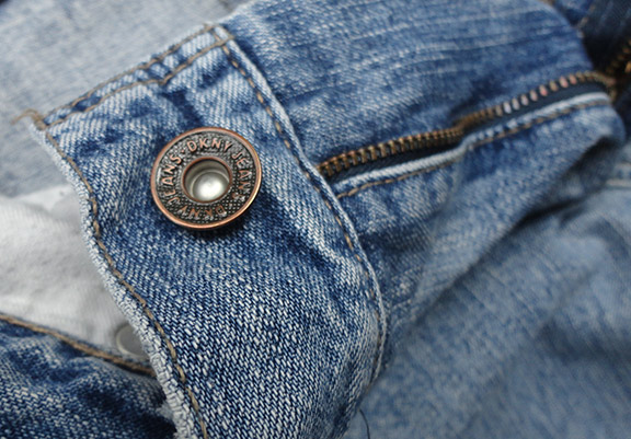 ยีนส์ DKNY ของแท้  ตัวนี้ made in MEXICO เอว29 น้ำเงิน 100% cotton