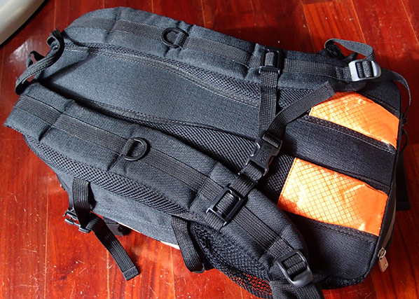 เป้ THE NORTH FACE สีส้ม-ดำ สวยมาก